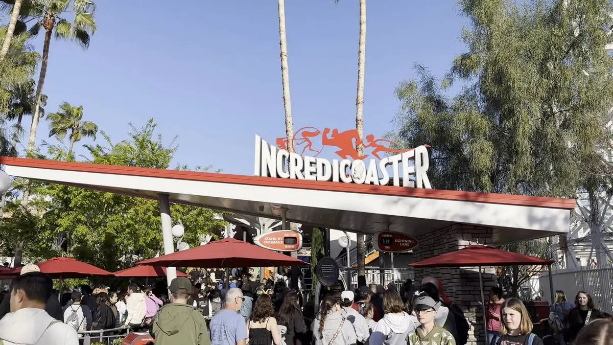 Disney California Adventure incredicoaster entrance.webp
