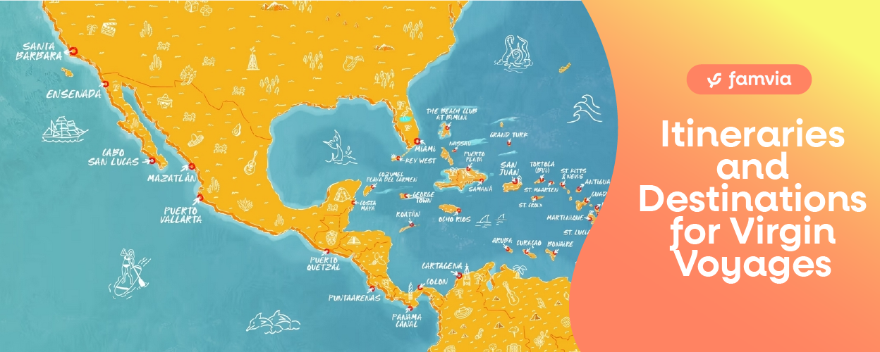 Itineraries and Destinations for Virgin Voyages