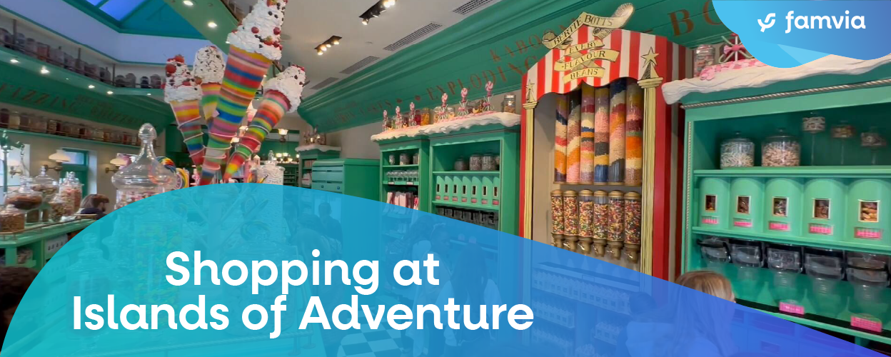 Shopping at Islands of Adventure