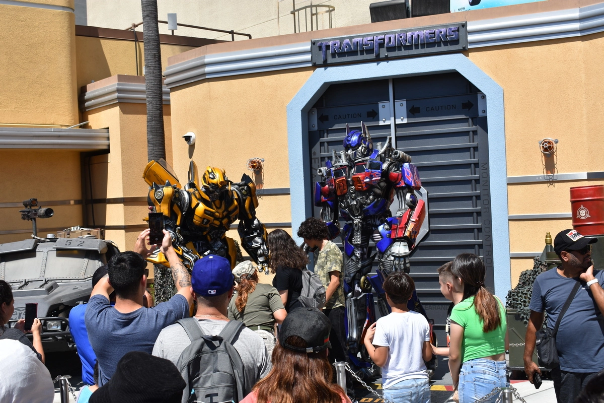 Universal Studios Hollywood Transformers meet greet.webp
