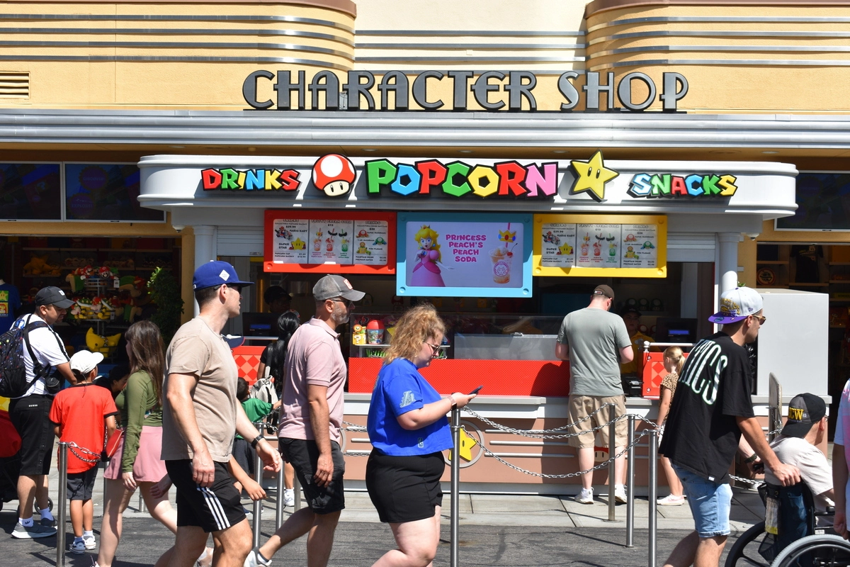 Super Nintendo World snack kiosk.webp