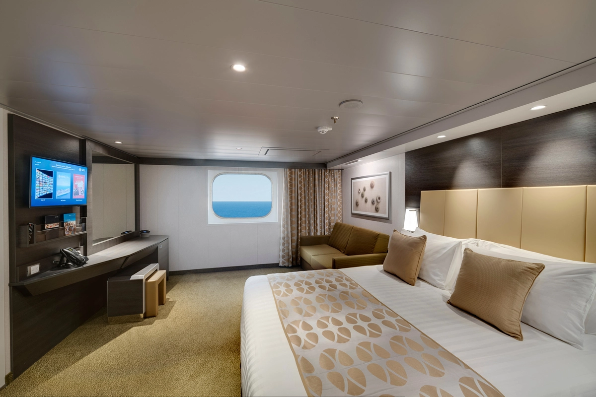 MSC Cruise Line ocean view cabin.webp