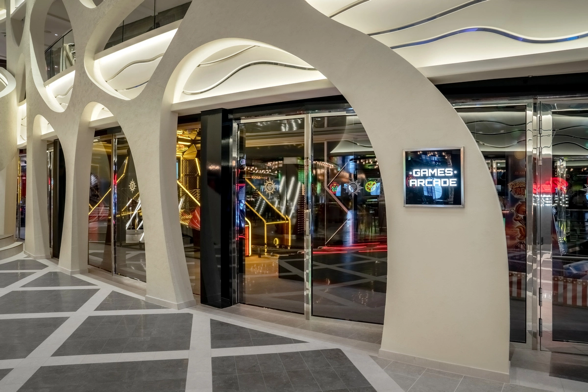 MSC Cruise Line arcade entrance.webp