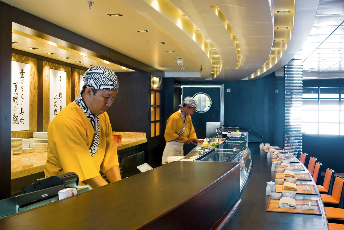 MSC Cruise Line sushi bar.webp