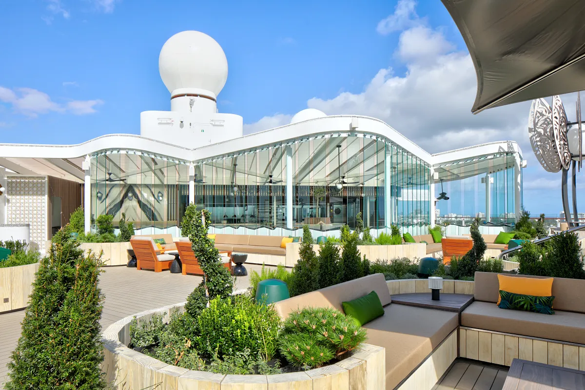 Celebrity Cruises rooftop garden.webp