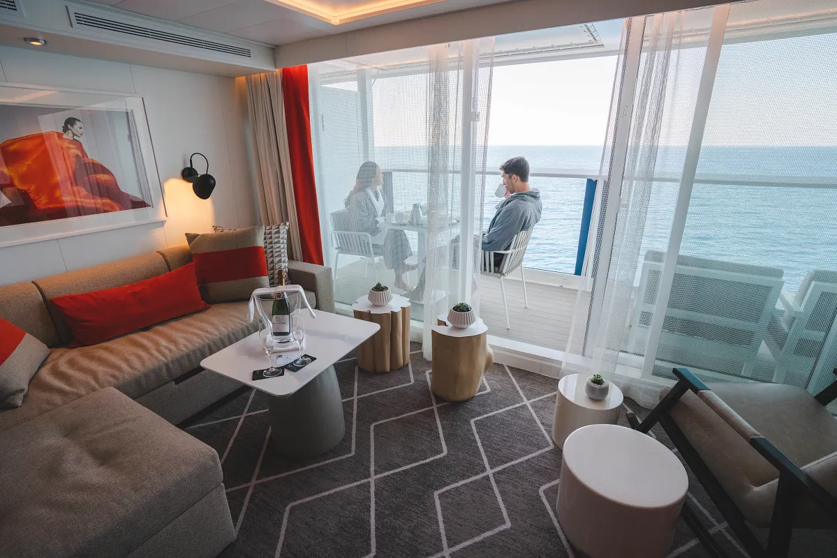 Celebrity Cruises suite living room.webp