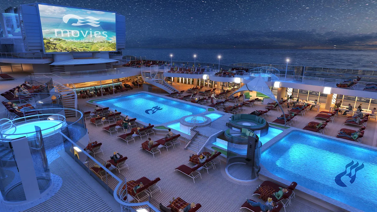 Princess Cruises Night pool.webp
