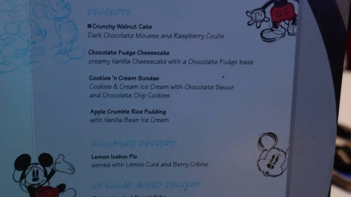 Disney Cruise Line Animators Palate restaurant desserts.webp