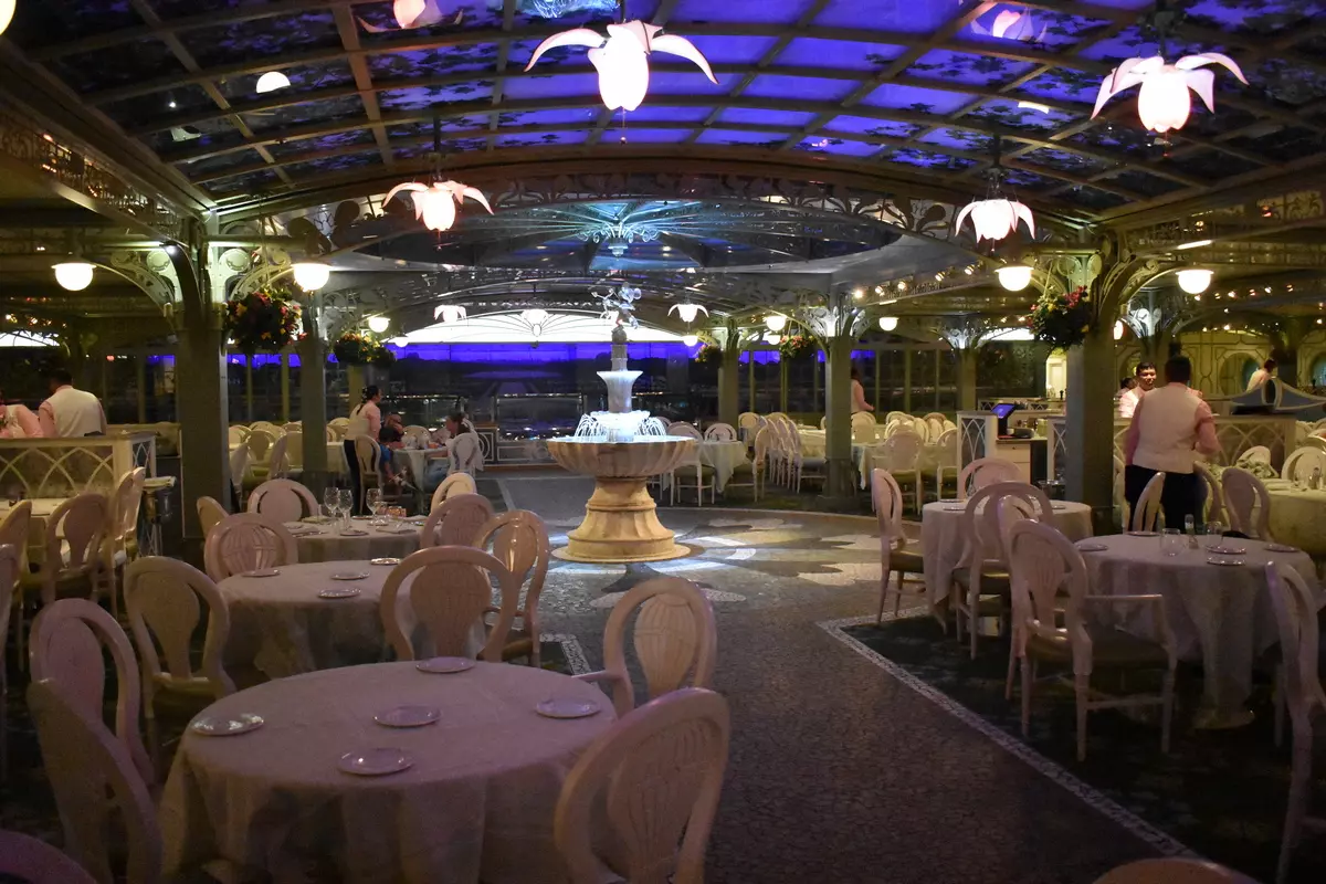 Disney Cruise Enchanted Garden atmosphere.webp