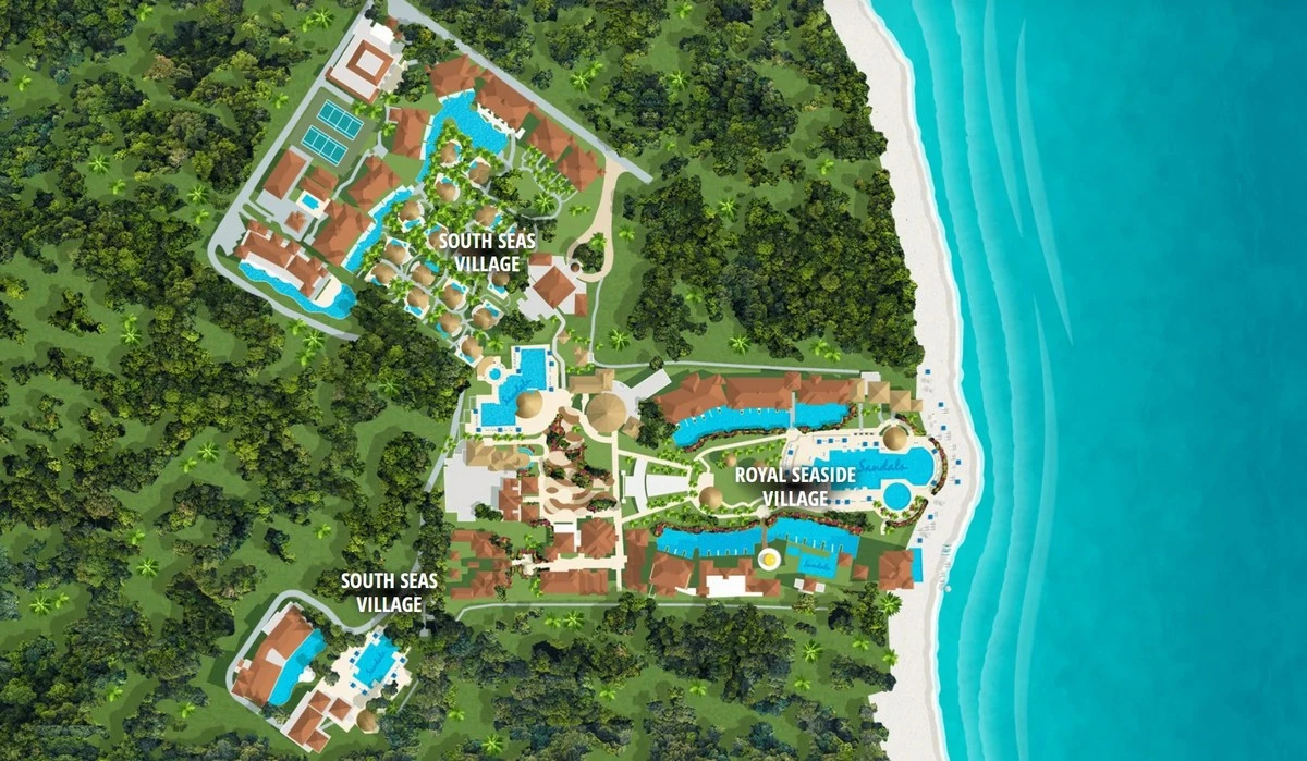 Sandals Royal Barbados resort map.webp