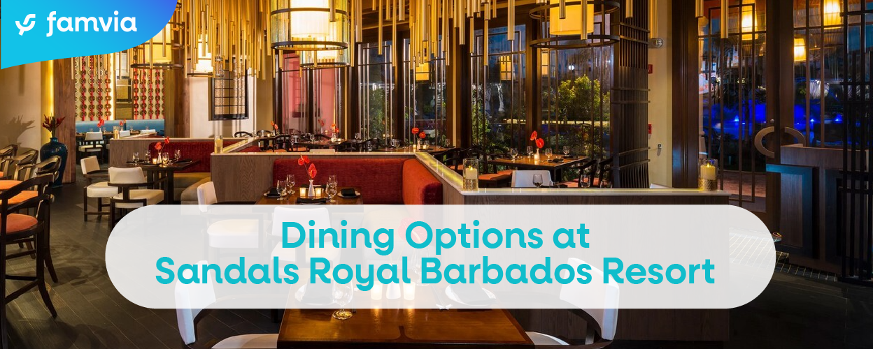 Dining Options at Sandals Royal Barbados Resort