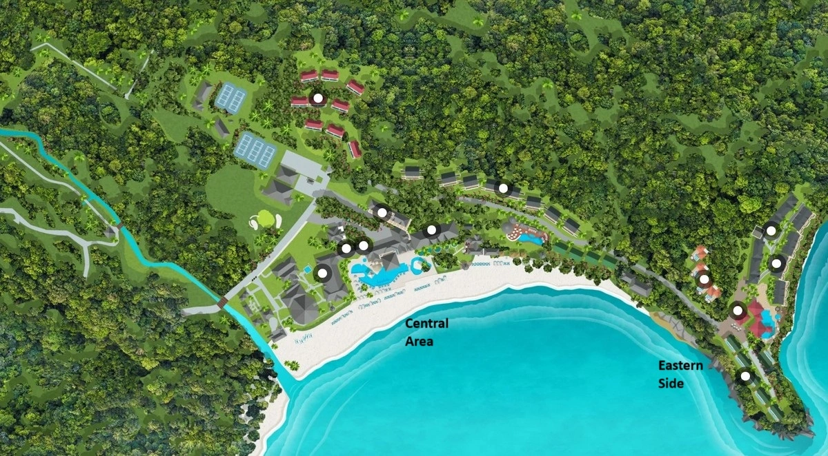 Sandals Regency La Toc resort map.webp