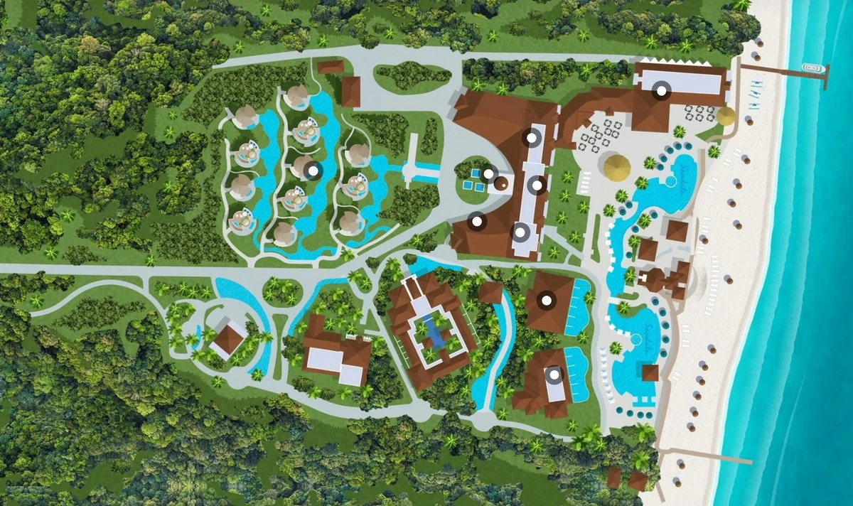 Sandals Dunns River resort map.webp