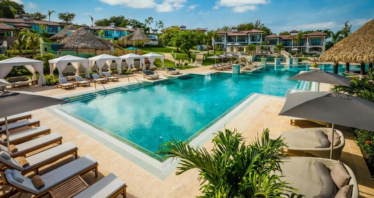 Sandals Grenada main pool view.webp