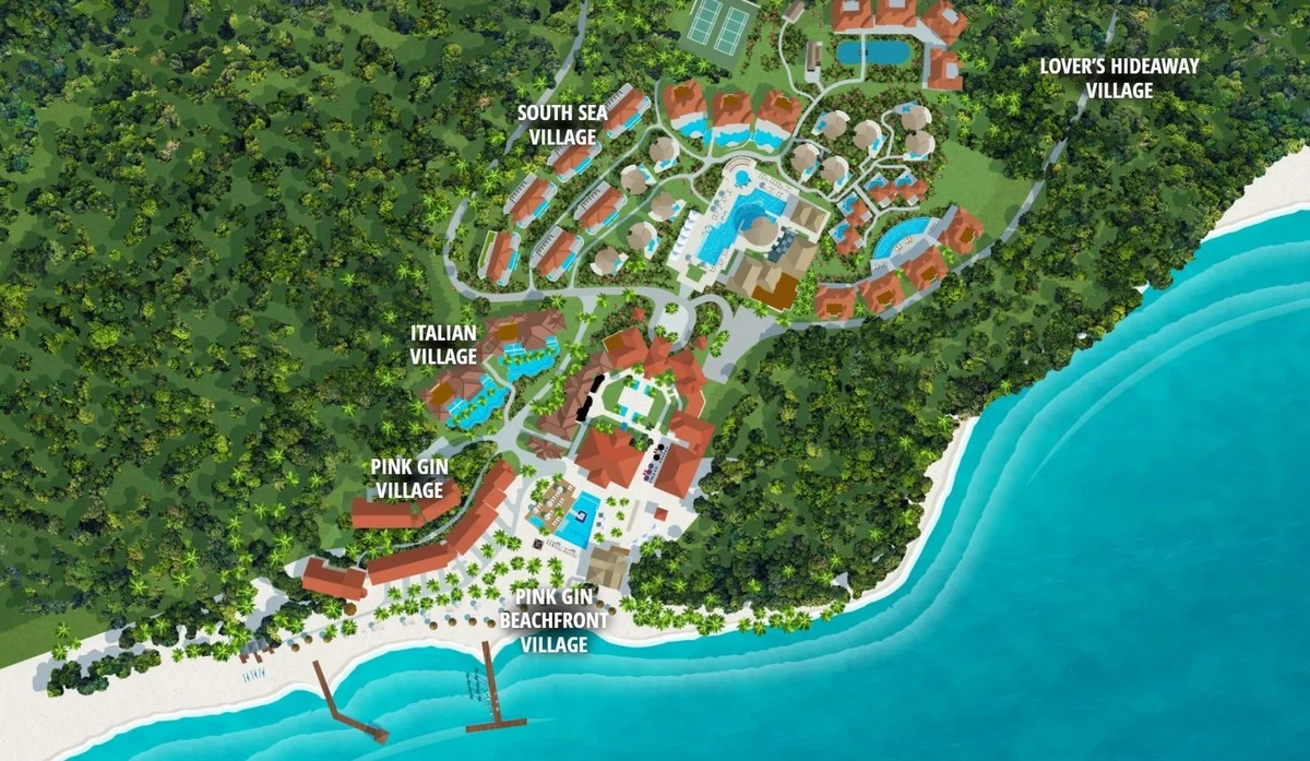Sandals Grenada resort map.webp