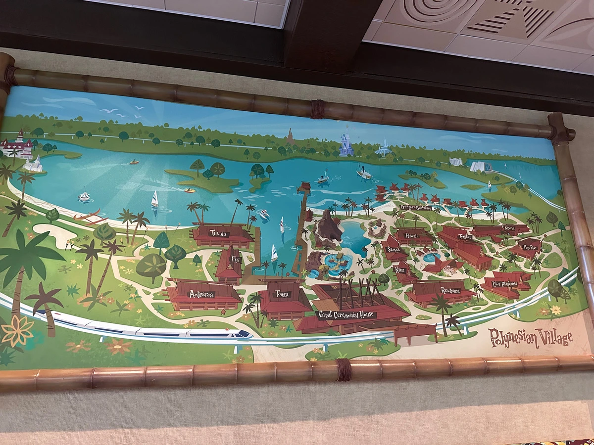 Disney Polynesian Village resort map.webp