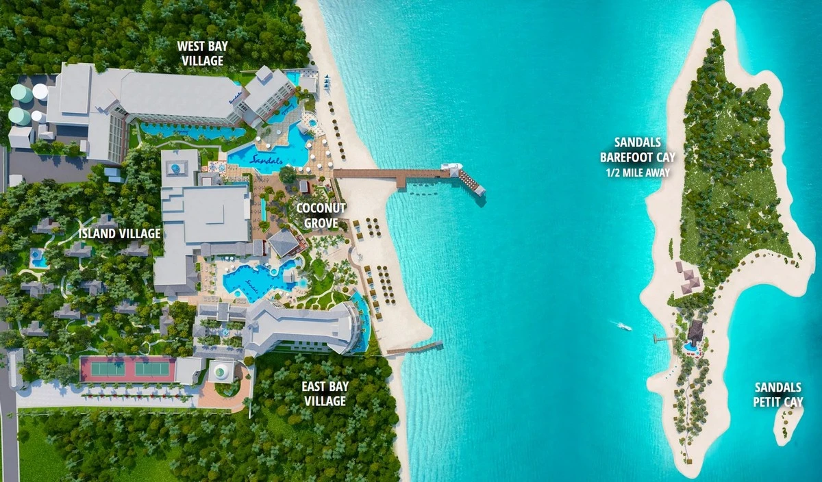 Sandals Royal Bahamian resort map.webp