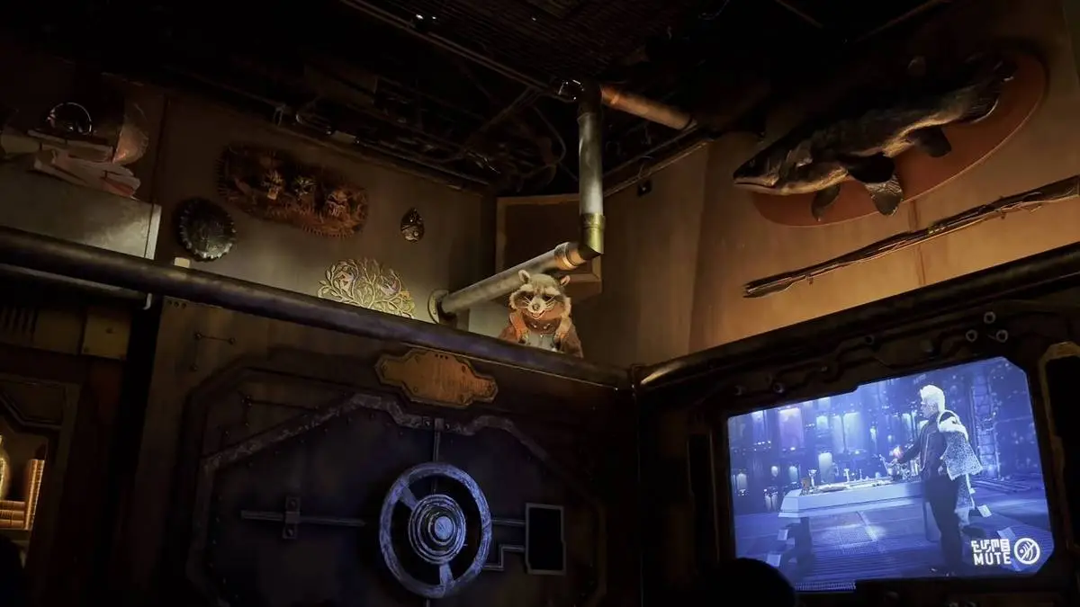 Guardians of the Galaxy Mission BREAKOUT rocket raccoon.webp