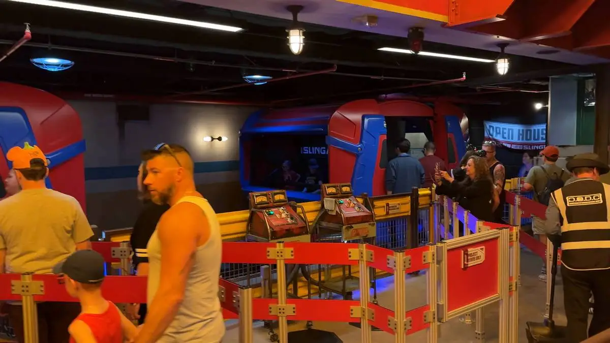 Web Slingers A Spider-Man Adventure ride vehicle.webp