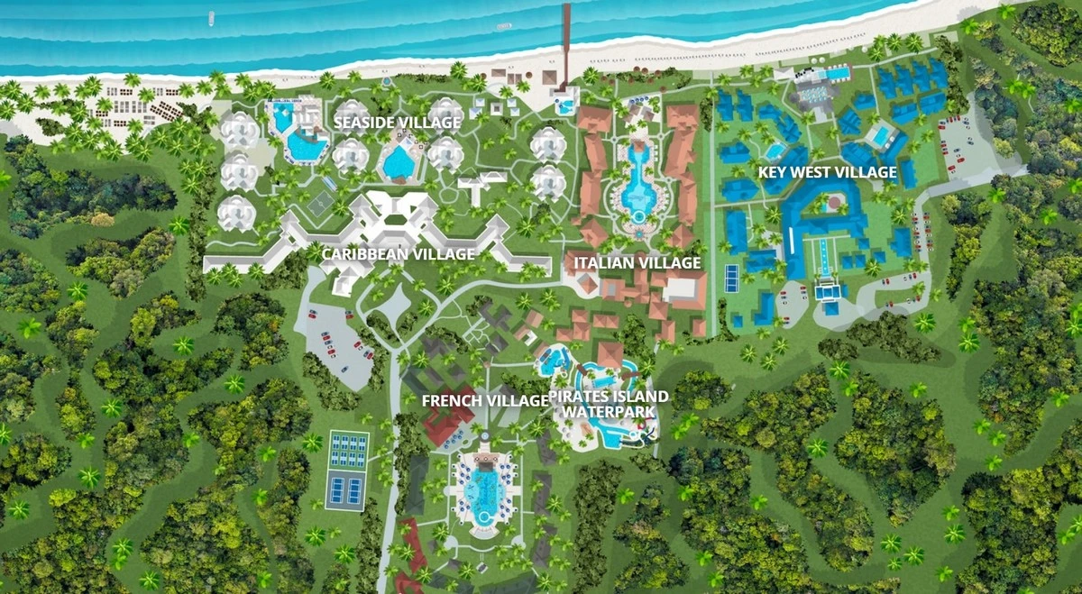 Beaches Turks and Caicos Resort Map.webp