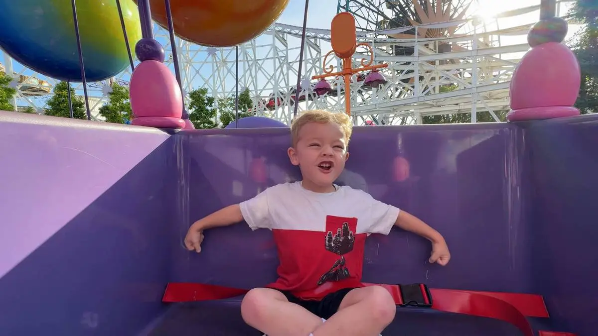 Inside Out Emotional Whirlwind ride vehicle.webp