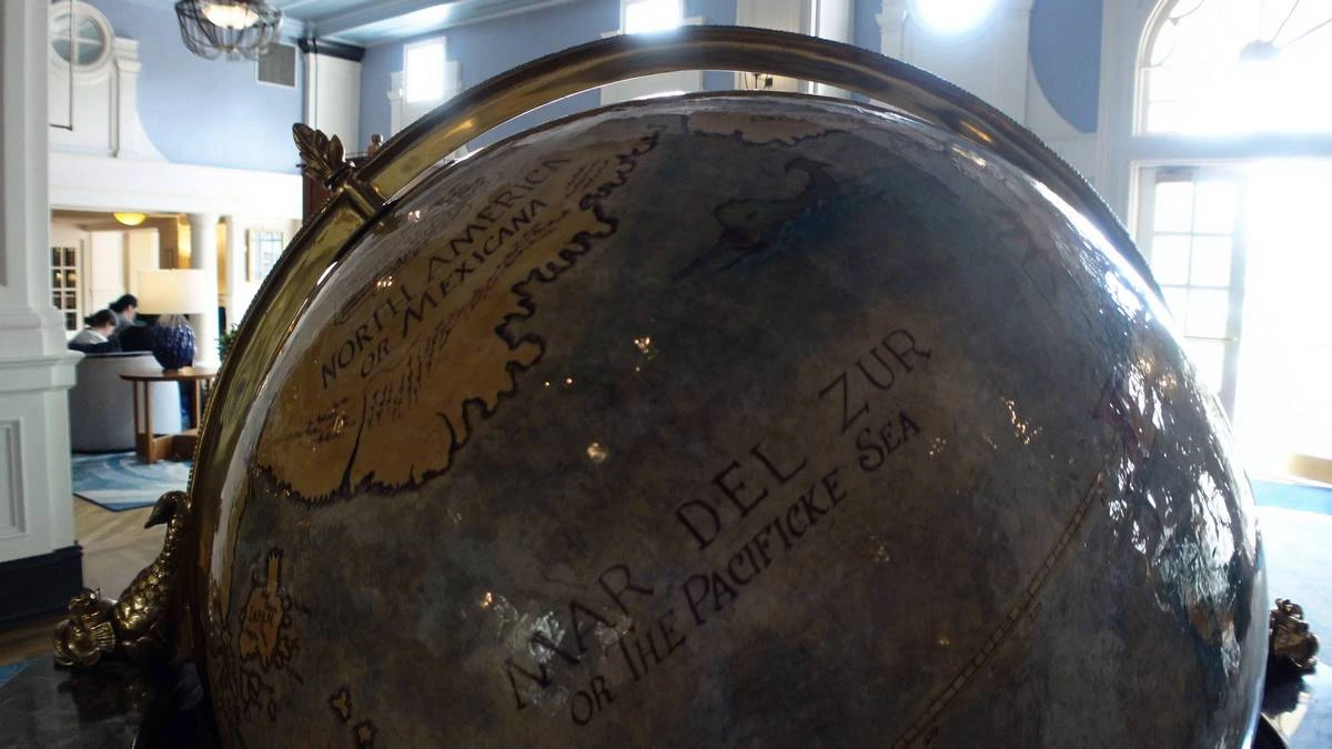 Yacht Club Resort lobby globe.webp