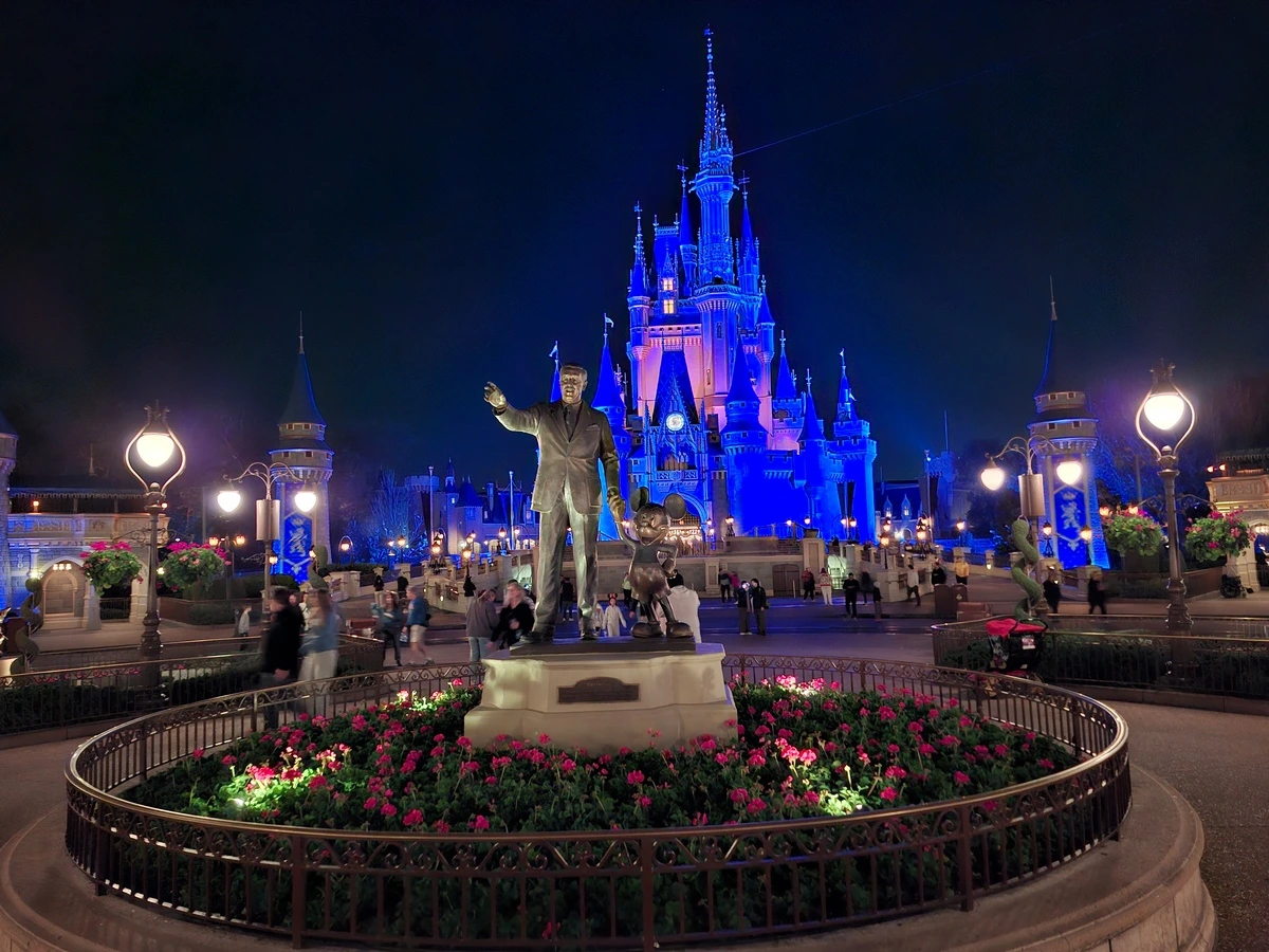 Magic Kingdom night cinderella castle walt disney.webp