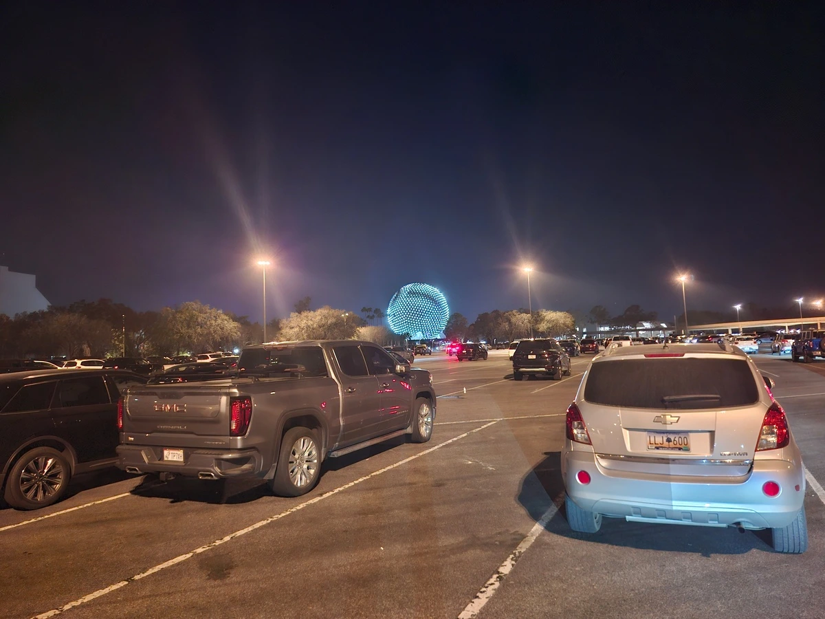 Epcot parking lot night.webp