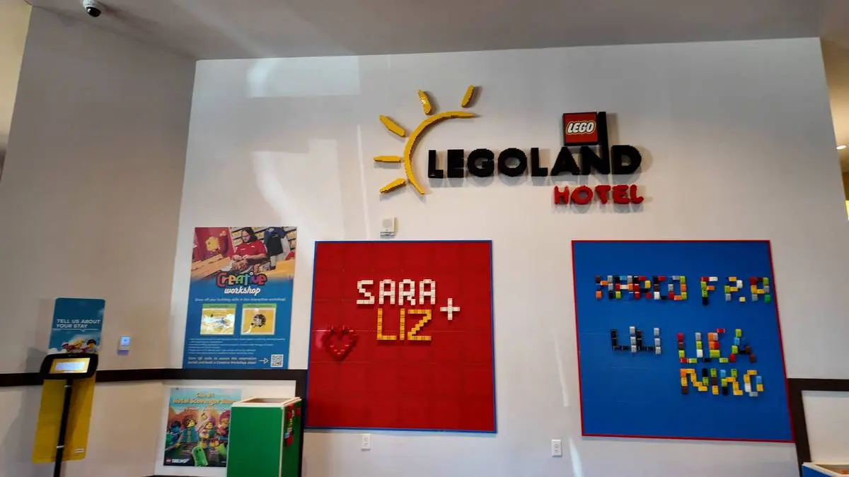 Legoland Florida hotel entrance sign.webp