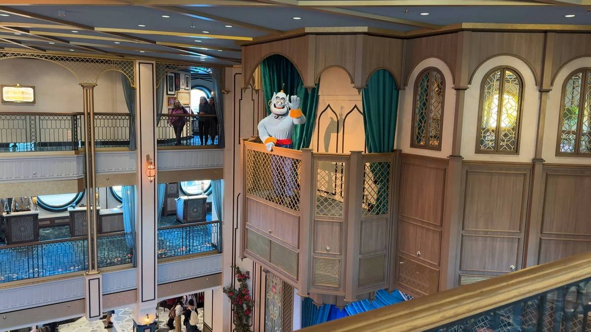 Disney Treasure genie atrium.webp