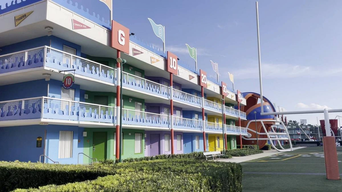 All-Star Sports rooms outside.webp