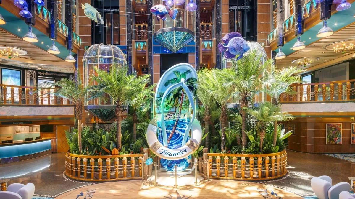 Margaritaville at Sea islander atrium.webp