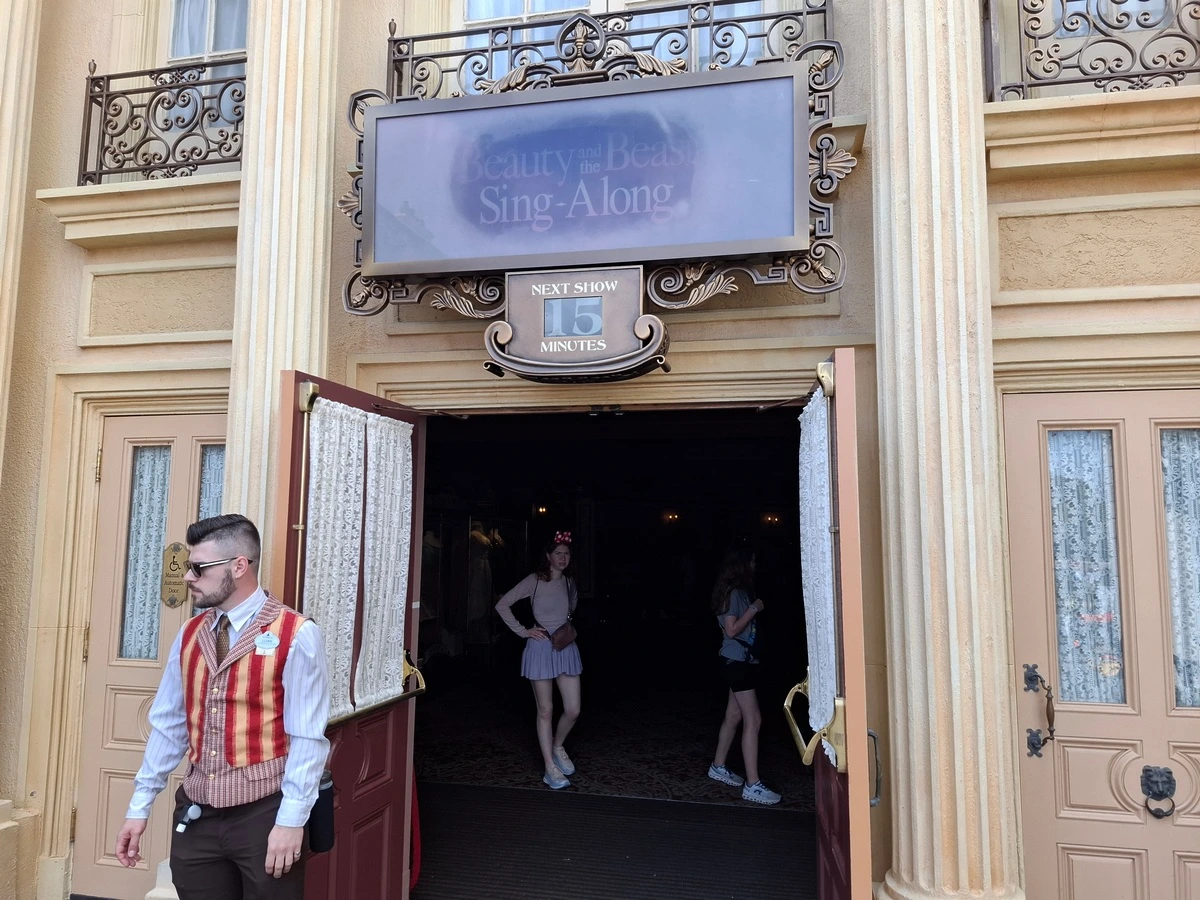 Beauty and the Beast Sing-Along entrance.webp