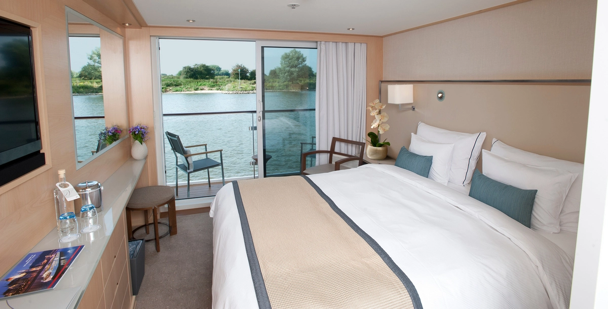 Viking Cruise Line River Cruise Stateroom.webp