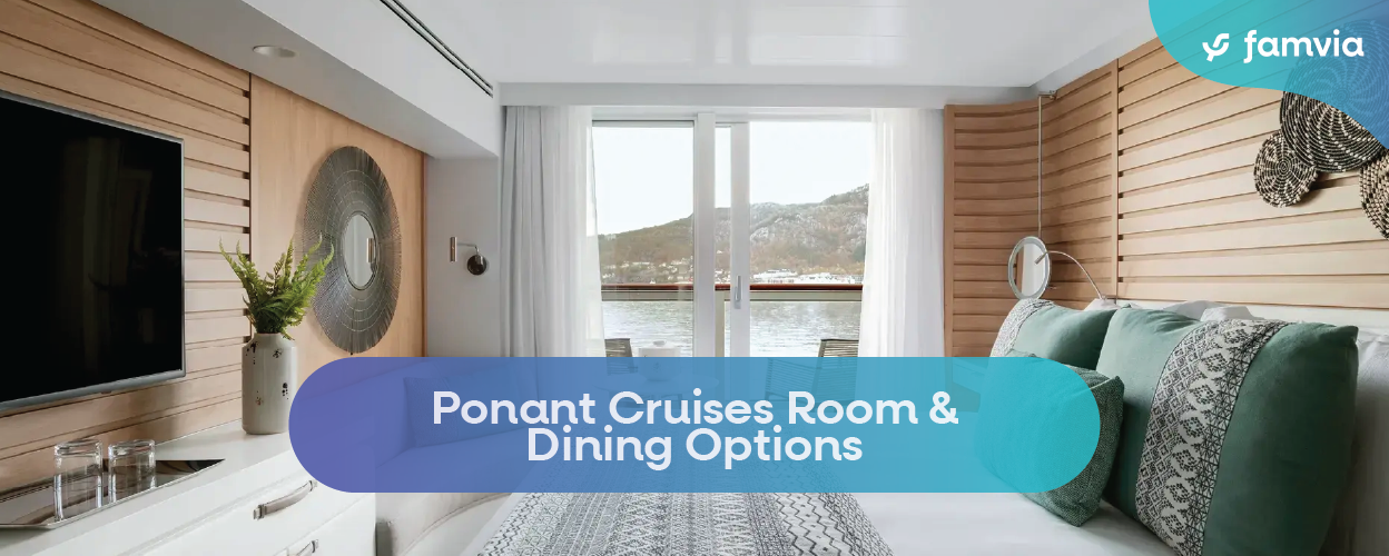 Ponant Cruises Room & Dining Options