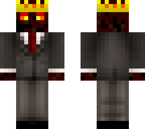magma cube in suit w/ crown
