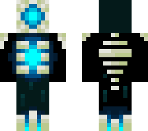 This was my first custom sculk skin...