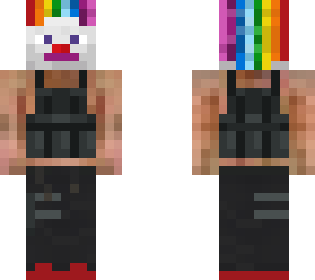 Minecraft Steve is a clown right now