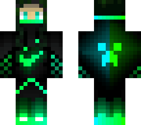 V2 Teal Gamer With Glowing Creeper Wi...