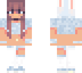 Aesthetic girl blue