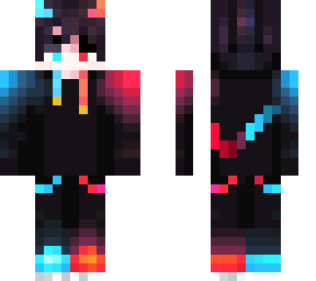 Red and blue Nike boy