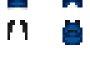 DOB - Blue Backwards Cap & BackPack