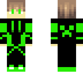 green super cool pro gamer boy with head...