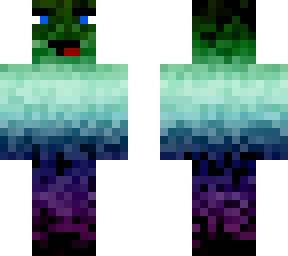 Green To Purple Face