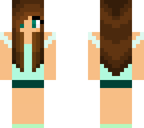 brunette summer girl
