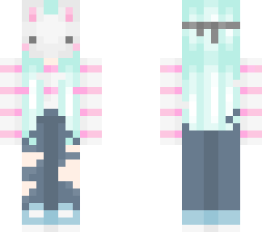 Cotton Candy Bunny Girl