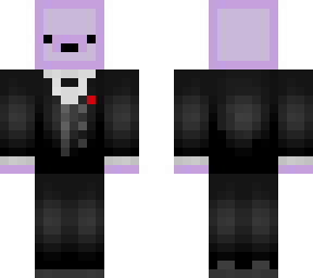 Purple Bear with Suit