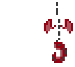 Dark red wings (base