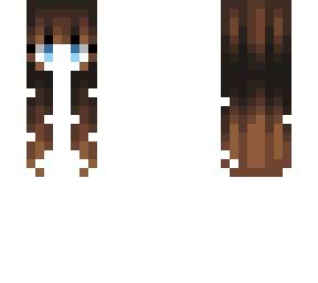 Female HB - Long Dark Brunette Fade v2