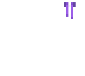 OB - Purple Hair Bow